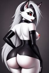 anthro ass furry furry_female furry_only loona_(helluva_boss) tagme