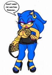 bimbofication high_heels miniskirt monique_the_hedgehog mtf_transformation rule_63 sonic_(series) sonic_the_hedgehog sonic_the_hedgehog_(series)