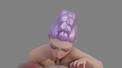 3d blowjob cock_kiss fellatio kpop_demon_hunters micropenis penis_shrinking purple_hair rumi_(kpop_demon_hunters) small_penis small_penis_adoration sph sphhaven sucking_penis tagme tiny_penis video