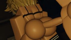16:9 2boys 3d anal_sex ass balls bikini_top blonde_hair cute dark_background femboy gay gay_sex hoover_(hooverrr34) hooverrr34 messy_hair micro_bikini penis penis_in_ass roblox robloxian self_upload socks tagme thighhighs yaoi