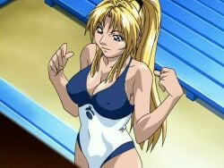 00s 2005 3girls animated anime_screenshot ass barefoot bible_black bible_black_only blonde_hair blue_sky bra breasts camera changing changing_room curvy day diving female hidden_camera high_ponytail highleg highleg_one-piece_swimsuit jumping large_breasts long_hair looking_down multiple_girls one-piece_swimsuit open_clothes open_shirt panties peephole peeping ponytail purple_eyes saeki_kaori school school_uniform shiny_skin shirt sky smile sound spying swim_cap swimming swimsuit tagme two-tone_swimsuit underwear undressing video voyeur_pov wet wet_hair white_panties white_shirt