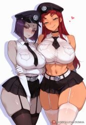 2girls ai_generated animal_print areola_slip armpits arms_behind_head arms_up asymmetrical_docking bell bikini blush breast_press breasts cartoon_network cleavage cloud collar collarbone colored_skin cow_print cow_print_bikini cowbell curvaceous curvaceous_body curvy curvy_body curvy_female dc_comics elbow_gloves female forehead_jewel gloves grass green_eyes grey_skin heart heart-shaped_pupils highleg highleg_bikini horns house huge_breasts large_breasts long_hair looking_at_viewer micro_bikini mole_on_breast mountain mountainous_horizon multiple_girls navel neck_bell outdoors parted_lips patreon_logo patreon_username plump print_bikini print_gloves print_thighhighs purple_eyes purple_hair raven_(dc) red_hair scinna self_upload short_hair sky stable_diffusion standing starfire sunset sweat swimsuit symbol-shaped_pupils teen_titans thick_thighs thighhighs thighs voluptuous voluptuous_body voluptuous_female web_address wide_hips