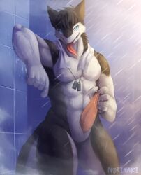 discordnight male male_only muscles nurinaki penis sergal shower solo