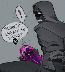 2d 2d_(artwork) 3boys big_penis caught caught_by_friend caught_in_the_act caught_masturbating caught_off_guard clothing dark_skin dick_out erect_penis erection excellent exclamation_mark exclamation_sign faceless faceless_character faceless_male foresttguiide friend fucked_into_submission fucked_silly heart-shaped_pupils hooded_jacket horny horny_male large_penis lost_in_the_sauce male male/male male_only muscular muscular_male no_humans non-human pants_down personal_sex_toy roommate saturn_(foresttguiide) scared_expression scared_face see-through size_difference slime slime_(substance) slutboy speech_bubble stretched surprised transparent_body transparent_sex_toy used_as_sex_toy x-ray_view yaoi