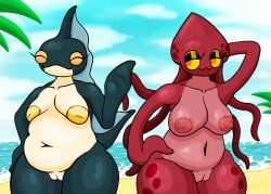2025 2_girls 2d 2girls abyssa_(sticky1r6) anthro anthro_female anthro_only anthrofied areola areola_bulge areola_outline areola_peek areolae areolae_peeking beach beach_background big_areola big_ass big_belly big_breasts big_butt big_nipples big_thighs blue_body blue_skin chubby chubby_anthro chubby_ass chubby_belly chubby_female cloud clouds cloudy_sky coast coastline detailed detailed_background detailed_pussy detailed_shading detailed_skin eyeshadow female female_focus female_only fin_frill fin_hands fins fish fish_girl fish_humanoid fish_tail huge_areolae huge_ass huge_breasts huge_butt huge_thighs kraken kraken_girl lips looking_at_another looking_away looking_up nipple_bulge nipple_outline nipples nipples_outside no_bra no_fingers no_humans no_male no_panties no_pants no_sex no_underwear ocean ocean_background ocean_waves palm_leaf palm_tree palm_trees palms palmtree palmtrees pinup pinup_(style) pinup_art pinup_girls pinup_pose puffy_areola puffy_areolae puffy_lips puffy_nipples puffy_pussy pussy pussy_juice pussy_juice_drip pussy_lips red_body red_skin sagging sagging_breasts saggy_breasts sand sea sea_creature sea_monster seaside shaded shading shiny shiny_ass shiny_body shiny_breasts shiny_skin squid squid_girl squid_humanoid sticky1r6 stocky_(artist) sweat sweatdrop sweating sweaty sweaty_ass sweaty_body sweaty_breasts sweaty_butt tentacle tentacle_hair tess_(sticky1r6) thick thick_ass thick_butt thick_hips thick_legs thick_thighs water water_drop watermark wave waves wet wet_body wet_pussy wet_skin wide_ass wide_hipped_female wide_hips wide_thighs