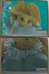 1girls 3d animal_humanoid anthro ass beastkin beastkin_digimon big_ass big_breasts big_thighs biped breasts curvaceous curvy curvy_figure digimon digimon_(species) enlargement expansion female female_fox fox fox_girl fox_humanoid furry furry_breasts furry_female giant_ass giant_breasts giant_thighs giantess growth hips hourglass_figure huge_ass huge_breasts huge_thighs humanoid large_ass large_breasts large_thighs legs macro macro_ass macro_breasts macro_female macrophilia mature mature_female renamon slim_waist thick thick_ass thick_hips thick_legs thick_thighs thighs tinytoaster voluptuous waist white_fur white_hair wide_ass wide_hips wide_thighs yellow_fur