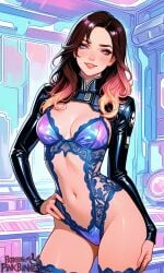 miranda lawson from mass effect by pinkbunnies