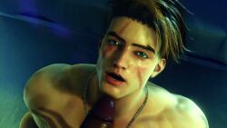 1boy 3d 3d_animated 3d_animation animated animation blowjob chest_tattoo close_up diogaygay face_scar face_scars fellatio gay interracial interracial_sex interracial_yaoi luke_sullivan male male_only naked naked_male necklace necklace_only nude nude_male pov preview scars street_fighter tagme tattoo video yaoi