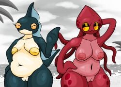 2025 2_girls 2d 2girls abyssa_(sticky1r6) anthro anthro_female anthro_only anthrofied areola areola_bulge areola_outline areola_peek areolae areolae_peeking beach beach_background big_areola big_ass big_belly big_breasts big_butt big_nipples big_thighs blue_body blue_skin chubby chubby_anthro chubby_ass chubby_belly chubby_female cloud clouds cloudy_sky coast coastline detailed detailed_background detailed_pussy detailed_shading detailed_skin eyeshadow female female_focus female_only fin_frill fin_hands fins fish fish_girl fish_humanoid fish_tail grayscale greyscale huge_areolae huge_ass huge_breasts huge_butt huge_thighs kraken kraken_girl lips looking_at_another looking_away looking_up monochrome nipple_bulge nipple_outline nipples nipples_outside no_bra no_fingers no_humans no_male no_panties no_pants no_sex no_underwear ocean ocean_background ocean_waves palm_leaf palm_tree palm_trees palms palmtree palmtrees pinup pinup_(style) pinup_art pinup_girls pinup_pose puffy_areola puffy_areolae puffy_lips puffy_nipples puffy_pussy pussy pussy_juice pussy_juice_drip pussy_lips red_body red_skin sagging sagging_breasts saggy_breasts sand sea sea_creature sea_monster seaside shaded shading shiny shiny_ass shiny_body shiny_breasts shiny_skin squid squid_girl squid_humanoid sticky1r6 stocky_(artist) sweat sweatdrop sweating sweaty sweaty_ass sweaty_body sweaty_breasts sweaty_butt tentacle tentacle_hair tess_(sticky1r6) thick thick_ass thick_butt thick_hips thick_legs thick_thighs water water_drop watermark wave waves wet wet_body wet_pussy wet_skin wide_ass wide_hipped_female wide_hips wide_thighs
