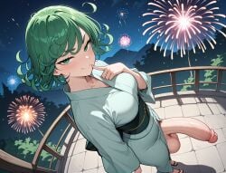 tatsumaki from new year by grapesss
