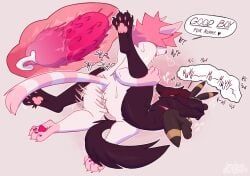 absurd_res andromorph andromorph/female andromorph_anthro andromorph_penetrated animal_genitalia animal_penis anthro anthro_on_anthro anthro_penetrated anthro_penetrating anthro_penetrating_anthro barbed_humanoid_penis black_body black_fur blush blush_lines blushing_profusely bodily_fluids dialogue domestic_cat drunk felid feline feline_genitalia feline_penis felis female female_anthro female_on_top female_penetrating female_penetrating_andromorph female_penetrating_anthro female_penetrating_intersex fur genital_fluids genitals hair heart_symbol hi_res hug hugging_object hugging_plushie humanoid_genitalia humanoid_penis hybrid_genitalia hybrid_penis internal internal_vaginal intersex intersex/female intersex_anthro intersex_penetrated lustwasp mammal mastectomy_scar mommy_kink motion_lines multicolored_body multicolored_fur on_top onomatopoeia pawpads paws penetration penile_spines penis pink_body pink_fur pink_hair plushie scar sex sound_effects speech_bubble submissive submissive_andromorph submissive_intersex substance_intoxication sweat sweatdrop tarot_(parchmentbearer) text trans_(lore) trans_man_(lore) vaginal_fluids white_body white_fur zach_(lustwasp)
