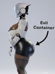 1girls 3d 3d_(artwork) ass big_ass big_breasts big_butt breasts clothed clothed_female cyborg cyborg_girl dark-skinned_female dark_skin evil_container female female_focus female_only haydee haydee_(game) large_ass large_boobs large_breasts large_butt mask masked masked_female mature mature_female milf sarc0str0phe side_view solo solo_female solo_focus sularetal thick_thighs thighs video_game_charact