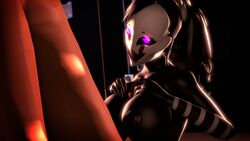 2015 3d animatronic anthro big_breasts breasts female five_nights_at_freddy's five_nights_at_freddy's_2 human machine male mammal marionette_(fnaf) mechanical nude paizuri penis puppet_(disembowell) puppet_(fnaf) robot sex source_filmmaker straight uwotinfokm8