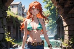 ai_generated bikini_top female female_only nami_(one_piece) one_piece only4uart