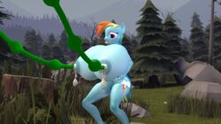 2018 3d anthro big_breasts breast_expansion breasts cum cum_in_nipples cum_inflated_breasts cum_inside equine female forest friendship_is_magic hand_on_breast hi_res horse huge_breasts hyper hyper_breasts inflation jamespawson mammal mane milk milk_inflation my_little_pony nipple_penetration nipples nude outside pegasus penetration pony rainbow_dash_(mlp) solo source_filmmaker straight_hair tentacle tongue tongue_out tree wings