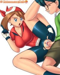 big_breasts brother_and_sister cum_in_pussy incest max_(pokemon) may_(pokemon) pokemon pokemon_(anime) reit vaginal_penetration