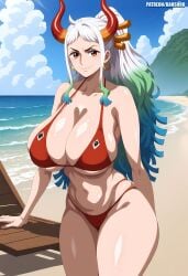 ai_generated banshou bikini female female_only one_piece yamato_(one_piece)