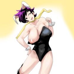 2d bunny_ears bunny_girl bunnysuit capcom dekei female female_focus makoto_(street_fighter) street_fighter street_fighter_iii tagme tomboy