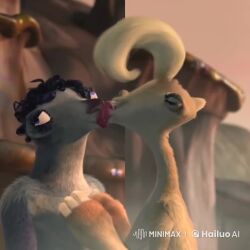 ai_generated animated ice_age_(series) jennifer_(ice_age) rachel_(ice_age) tagme video