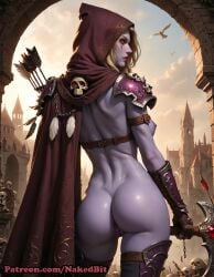 1girls ai_generated beautiful big_ass big_breasts big_butt cute detailed detailed_background female female_focus female_only girly hi_res highres naked nakedbit perfect_ass perfect_body perfect_legs small_waist sylvanas_windrunner world_of_warcraft