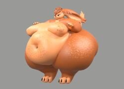 bbw big_ass big_breasts breasts bubble_butt cleavage female furry hobkin hobkinredux huge_ass huge_breasts nipples overweight sound tagme thecozmixvault thick_thighs video weight_gain wide_hips