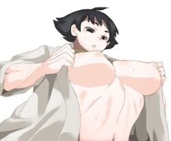 2d breasts_out busty capcom female female_focus female_only hourglass_figure karate_gi makoto_(street_fighter) ryu_(artist) street_fighter street_fighter_iii street_fighter_iv tagme tomboy undressing