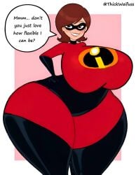 elastigirl from pixar by thickwaifuss