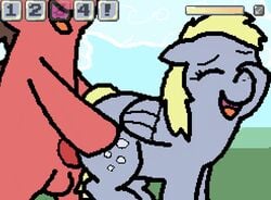 2000s_and_2010s_style animal_genitalia animated balls big_brian blonde_hair brown_hair closed_eyes cloud cutie_mark derpy_hooves duo equine erection eyes_out_of_frame fan_character female friendship_is_magic grey_skin hair horse horsecock male mammal my_little_pony no_pupils open_mouth out_of_frame outside penetration penis pokehidden pony red_penis red_skin sex smile straight tongue tongue_out vaginal_penetration wings