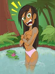 cartoon_network dark-skinned_female dark_skin female first_porn_of_franchise george_of_the_jungle green_eyes human jay_ward_productions outdoors solo tagme ursula_scott