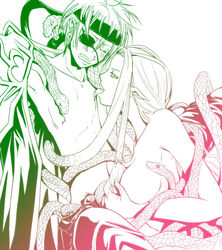 1boy blindfold eye_patch female female_rapist femdom greek_mythology licking male male_focus male_rape_victim male_urethral_insertion male_victim medusa molestation monster_girl open_clothes paizuri penis priest ragnarok_online snake snake_tentacles straight tentacle_on_male tentacles_on_male titfuck titjob undressing urethral_insertion