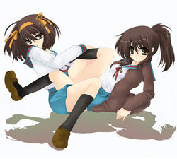 suzumiya_haruhi kyon kyonko rule_63 suzumiya_haruhi suzumiya_haruhi_no_yuuutsu