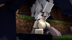 ahe_gao animated anthro balls canine cum cum_in_mouth cum_in_pussy cum_inside cumflation fishnets furry gangbang glasses horsecock insectophilia khangbaka knot melanie_thompson_(melinajbt) minecraft penis red_glasses sex sound tagme titjob video wolf wolf_(minecraft) zoophilia