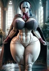 ai_generated big_ass big_breasts bloodborne lady_maria_of_the_astral_clocktower plain plain_doll