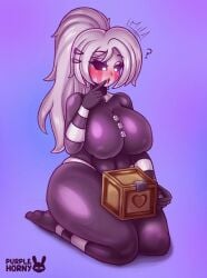 1girls breasts deviantart female female_only five_nights_at_freddy's fnia marionette_(fnaf) puppet_(fnaf) redraw solo tagme thick_thighs thighs white_pupils