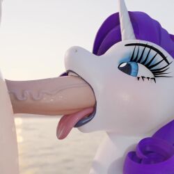 1boy 1girls animated blender blowjob deepthroat ekkeves feral feral_penetrated human light-skinned_male my_little_pony rarity_(mlp) straight tagme video white_body zoophilia