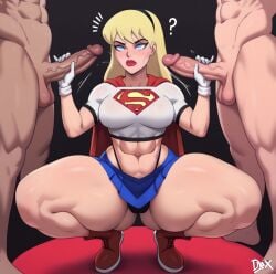 2boys 
kaldur'ahm abs ai_generated aquaman big_ass blonde_hair blue_eyes cape chris_kent city dc dc_comics g-string jon-al justice_league_unlimited kara_danvers kara_zor-el large_breasts lipstick lustylewdz red_shoes skirt squatting stroking_penis supergirl superheroine superprime_(dc) veiny_penis w1girls walking white_skin