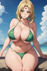 1female 1girls abs ahe_gao ai_generated anus ass big_breasts blonde_female blonde_hair blonde_hair_female breasts breeding breeding_pussy bubble_ass bubble_butt cum cum_in_ass cum_inside cum_on_body cum_on_breasts fucked fucked_from_behind fucking green_bikini green_eyes horny_female huge_ass huge_breasts naked naruto naruto_(series) naruto_shippuden nipples pawg pussy shy slut slutty_clothing slutty_teenager thick_thighs thighs tsunade white_body