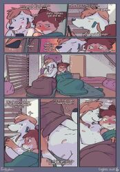 2boys anthro blush comic funkybun furry gay male male/male masturbation tagme text yaoi