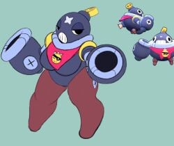 artesjsc big_breasts brawl_stars breasts female humanoid tagme thick_thighs tick_(brawl_stars) wide_hips