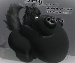 3d asra_(brimstone_rr34) ass belly big_ass big_belly big_breasts black_areola black_crown black_fur black_hair black_nipples black_skin black_tail blush breasts brimstone_rr34 cat_ears crown dialogue floating_crown fluffy_tail furry furry_only grin huge_boobs huge_breasts kemonomimi logo long_hair nipple_piercing piercing pregnant pregnant_belly pregnant_female roblox stomach_noises tail text thick_thighs thighs watermark