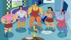 5girls abs atariboy biceps big_breasts big_muscles breasts duckman female huge_breasts huge_muscles large_breasts large_muscles muscles muscular muscular_arms muscular_female muscular_legs muscular_thighs