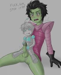 femboy gir_(invader_zim) invader_zim nickelodeon size_difference zagir zim zim_(invader_zim)