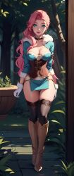 ai_generated beepboopayy league_of_legends pink_hair seraphine_(league_of_legends)