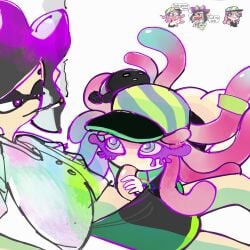 ass domnirch friends harmony_(splatoon) looking_at_another meme smoking splatoon sucking sucking_penis trade weed