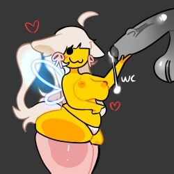 1boy1girl :3 big_cock big_thighs boobs boobs_out cat_ears cat_girl cat_tail chubby chubby_female cum_drip fanart glowing_wings hair_tuft hearts holding_penis long_hair metal_penis princess_neko_(regretevator_oc) regretevator ribbon_in_hair roblox self_upload shiny_penis standing unclothed underwear unseen_character unseen_male_face veiny_penis wings wistiscavern