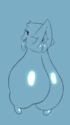 1girl 1girls 2:3 animated anus areola ball_with_hyper_features big_areola big_breasts black_eyes blue_areola blue_body blue_nipples boo_(mario) breasts crashedalexward digital_media_(artwork) female female_only flipaclip_(artwork) genitals ghost grey_areola grey_nipples hi_res huge_areola huge_breasts humanoid hyper hyper_breasts lewdicrousart looking_at_viewer looking_back mario_(series) mp4 naked nintendo nipples not_furry nude open_mouth papriko pussy smile solo sound sound_effects spirit teasing tongue tongue_out video video_game_character video_games white_body