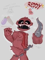 amateur_artist animal_genitalia animatronic arms_crossed balls claws dripping_cum english english_text explicit fangs felixmcfurry fur furry furry_only looking_at_viewer male male_only mastectomy_scar necktie no_neck red_fur reddy_(regretevator) regretevator roblox robot saliva scar scar_on_chest self_upload sketch solo solo_male tentacle_penis text tie watermark