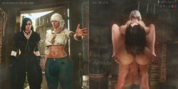 1futa 1futanari 1girls 3d abs accessory anal anal_sex anus areolae ass balls big_ass big_balls big_bulge big_penis black_hair black_nail_polish black_nails boob_window breasts bulge bulge_through_clothing butt_crack cd_projekt_red cheating ciri collage cowgirl_position cucked_by_futa cuckold curvy eyelashes fit futa futa_on_female futa_with_female futanari green_eyes hanging_balls head_thrown_back highleg_panties holding holding_ass huge_balls huge_cock indoors inside instant_loss_2koma inviting jewelry large_balls light-skinned_female lips long_hair midriff nail_polish nails naked_female naked_futanari navel netorare nipples ntr penis ring selfmindsources sex six_pack stand_and_carry_position standing standing_sex string_panties tattoo tattoo_on_legs the_witcher_(series) the_witcher_3:_wild_hunt thick thick_thighs thighs toned upright_straddle veins white_hair white_panties wide_penis yennefer