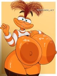 1girls anxiety_(inside_out) areolae big_areola big_breasts cum cum_on_body cum_on_face disney huge_areolae huge_breasts idontknow_art inside_out inside_out_2 pixar self_upload semen semen_on_body semen_on_breasts smile smiling tagme