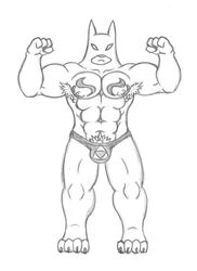 anthro armpit biceps bulge darknut flexing fur furry furry_only kisahhk8 male male_only markings muscles nintendo pose pubic_hair solo tagme tattoo the_legend_of_zelda the_wind_waker underwear video_games wind_waker